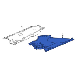 Acura OE - Left Floor Pan Splash Shield