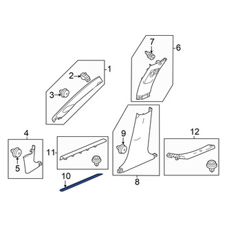 Acura OE - Front Left Outer Door Sill Plate