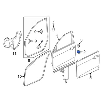 Acura OE - Rear Door Stop