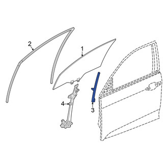 Acura OE - Front Left Window Regulator Guide