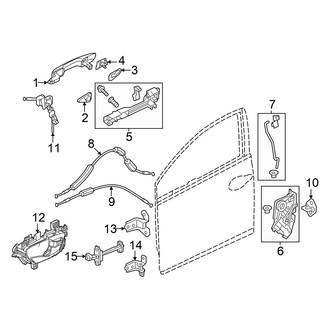 Acura OE - Front Door - Lock & Hardware