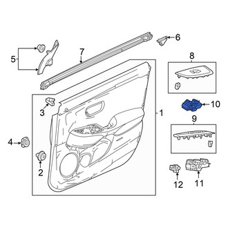Acura OE - Front Right Door Lock Switch