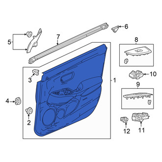 Acura OE - Front Left Inner Door Interior Trim Panel