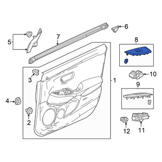 Acura OE - Front Right Door Switch Trim Panel