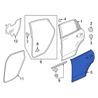 Acura OE - Rear Left Outer Door Outer Panel