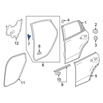Acura OE - Door Seal Clip