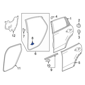 Acura OE - Door Seal Clip