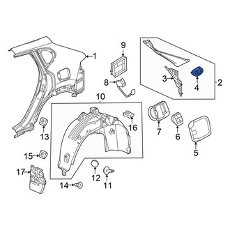 Acura OE - Rear Left Quarter Panel Extension