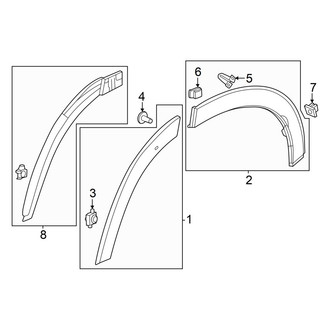 Acura OE - Quarter Panel - Exterior Trim