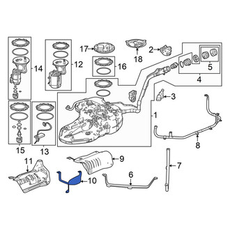 Acura OE - Front Fuel Tank Shield
