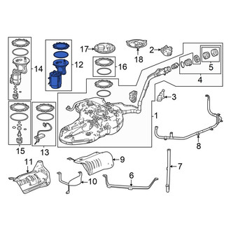 Acura OE - Fuel Pump and Strainer Set