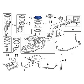 Acura OE - Fuel Tank Access Cover