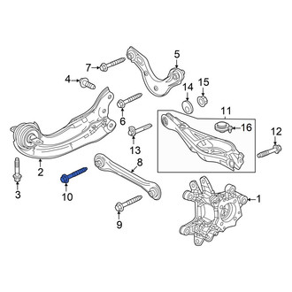 Acura OE - Front Lower Inner Suspension Control Arm Bolt