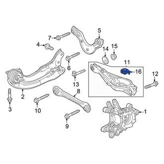Acura OE - Rear Lower Coil Spring Insulator