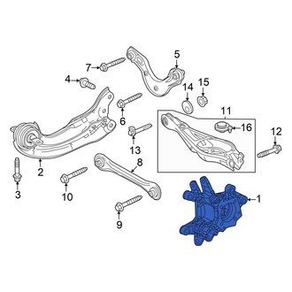 Acura OE - Rear Left Suspension Knuckle