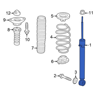 Acura OE - Rear Suspension Shock Absorber