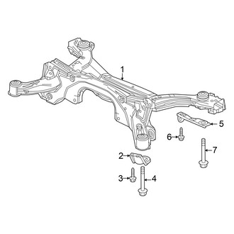 Acura OE - Rear Suspension - Suspension Mounting (FWD)