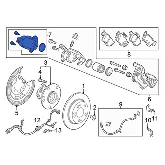 Acura OE - Rear Parking Brake Actuator