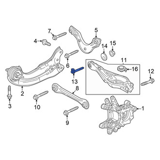 Acura OE - Rear Lower Inner Suspension Control Arm Bolt