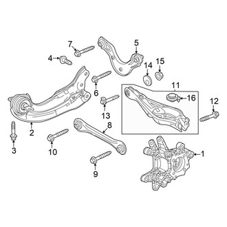 Acura OE - Rear Suspension - Suspension Components