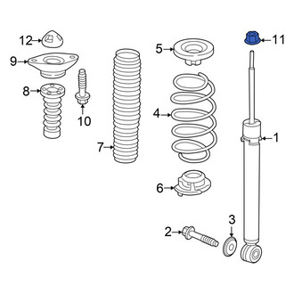 Acura OE - Suspension Shock Absorber Nut