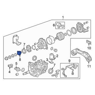 Acura OE - Rear Drive Shaft Pinion Yoke