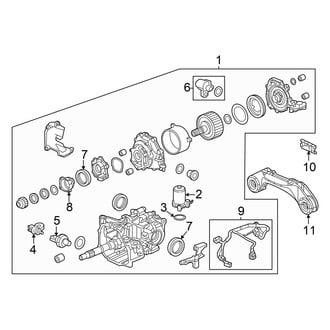 Acura OE - Rear Suspension - Axle & Differential (Differential)