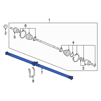 Acura OE - Rear Drive Shaft