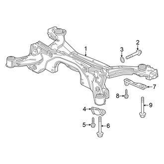 Acura OE - Rear Suspension - Suspension Mounting