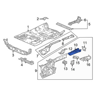 Acura OE - Rear Left Frame Side Member