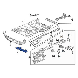Acura OE - Rear Center Floor Pan Crossmember