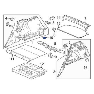Acura OE - Rear Tie Down Hook