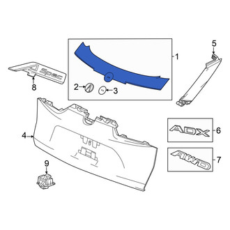 Acura OE - Rear Upper Liftgate Finish Panel