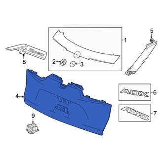 Acura OE - Rear Lower Liftgate Finish Panel