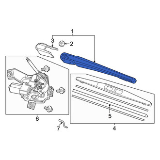 Acura OE - Rear Wiper Arm