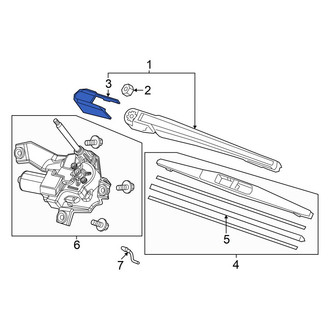 Acura OE - Rear Wiper Arm Cover