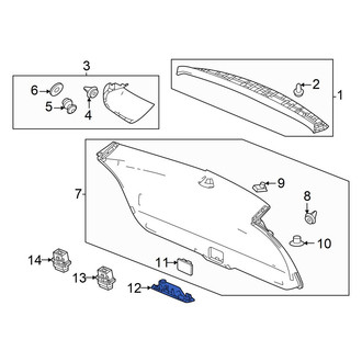 Acura OE - Rear Liftgate Pull Handle