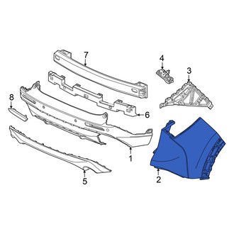 Acura OE - Rear Left Bumper Corner Cover