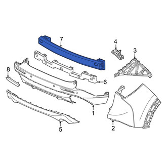 Acura OE - Rear Bumper Impact Bar