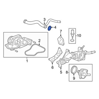 Acura OE - Engine Coolant Pipe O-Ring
