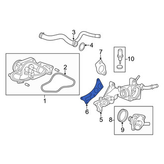 Acura OE - Front Engine Coolant Outlet Gasket