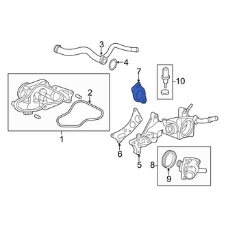 Acura OE - Rear Engine Coolant Outlet Gasket