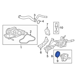 Acura OE - Engine Coolant Thermostat Housing Seal