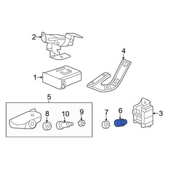 Acura OE - Tire Pressure Monitoring System (TPMS) Sensor Nut