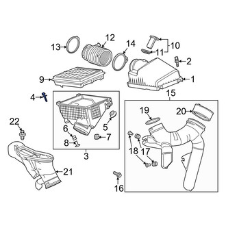 Acura OE - Upper Air Filter Housing Bolt