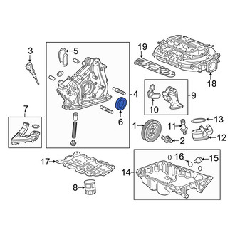 Acura OE - Front Engine Crankshaft Seal