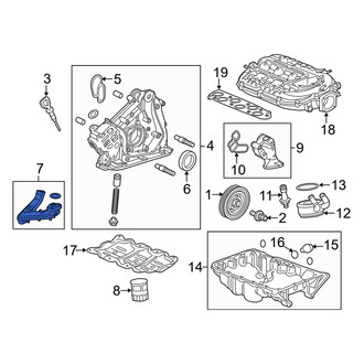 Acura OE - Engine Oil Pump Pickup Tube and Screen