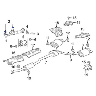 Acura OE - Front Exhaust Crossover Gasket
