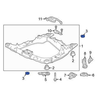 Acura OE - Front Suspension Crossmember Stop