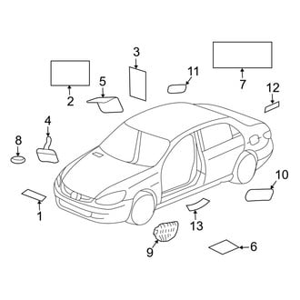 Acura OE - Information Labels - Labels